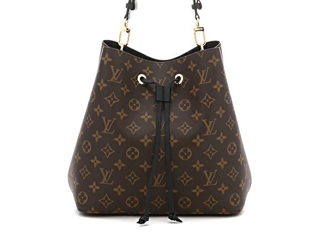LOUIS VUITTON Bag Shoulder Neo Noe Monogram x Noir Black
